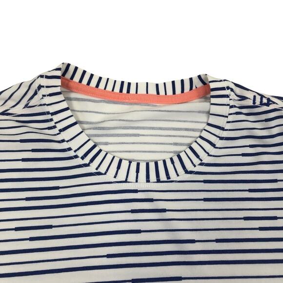 LULULEMON Fundamental Tee Men M Blue Classic Casual Gender Neutral Sporty Travel - Picture 5 of 8